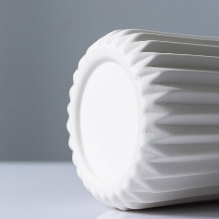 Nordische weiße Keramikvase Blumentöpfe