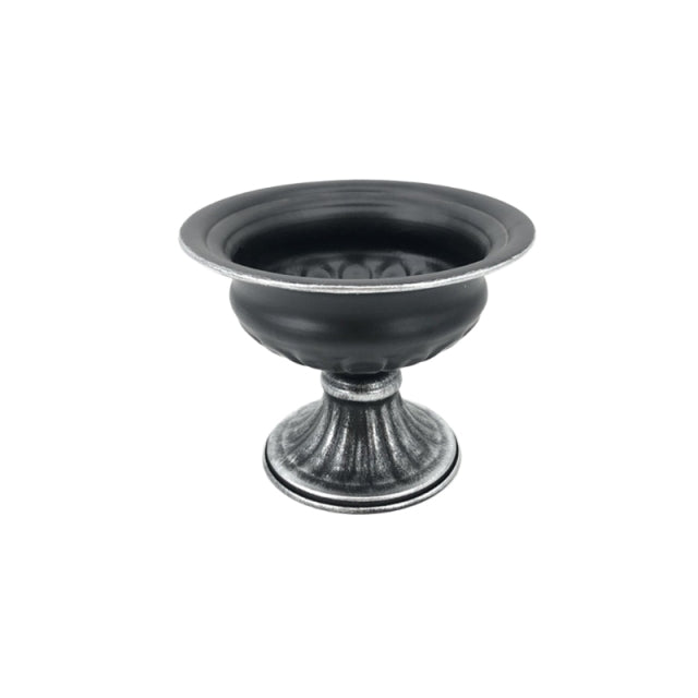 Vintage Metall Blumenvase