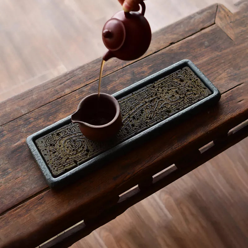 Naturstein-Tee Tablett