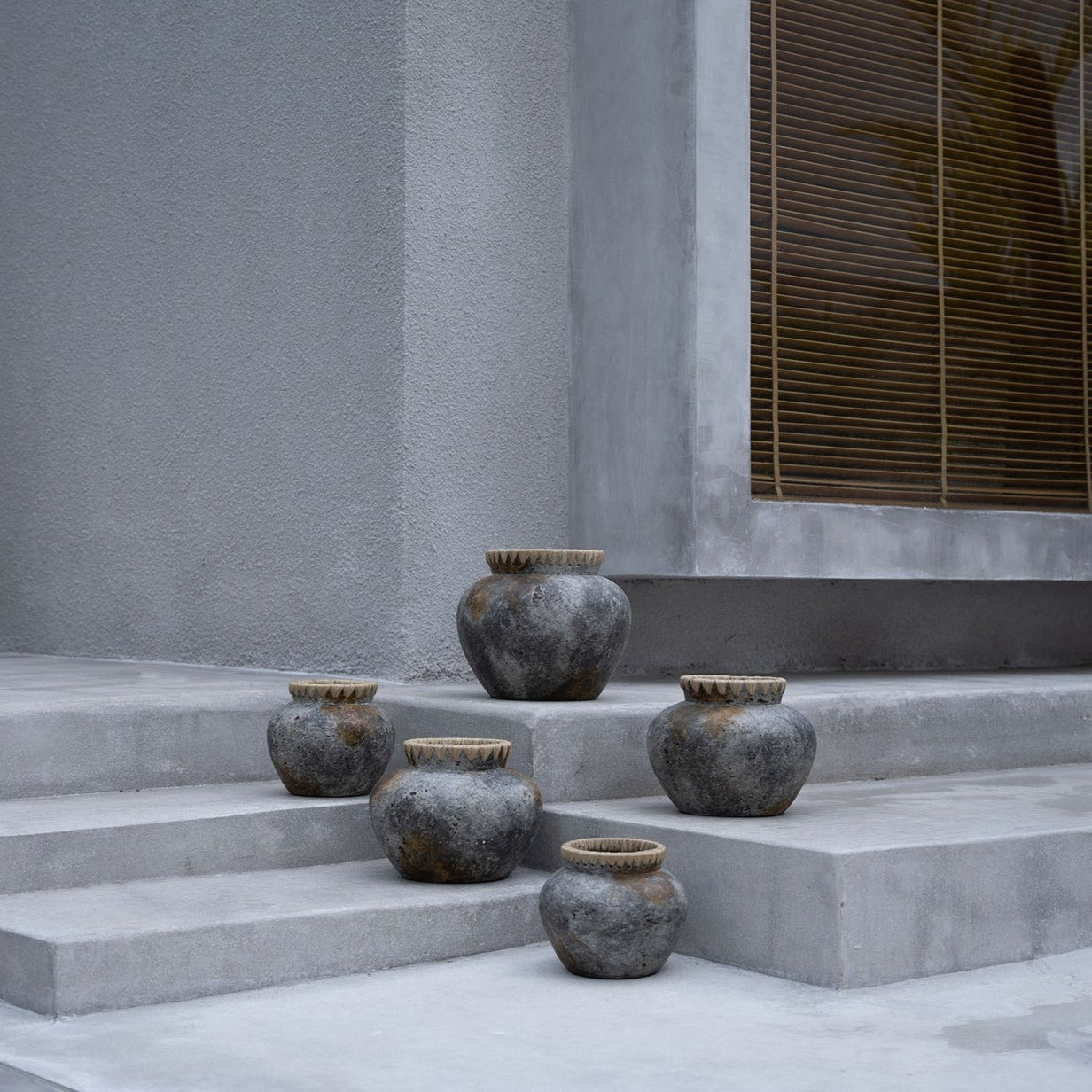 THE STYLY Vase Antique Grey