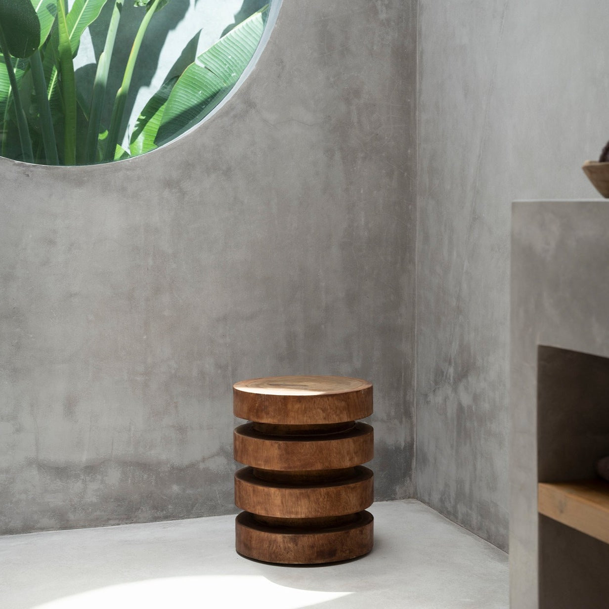 THE MASSAKA Stool - Natural Outdoor