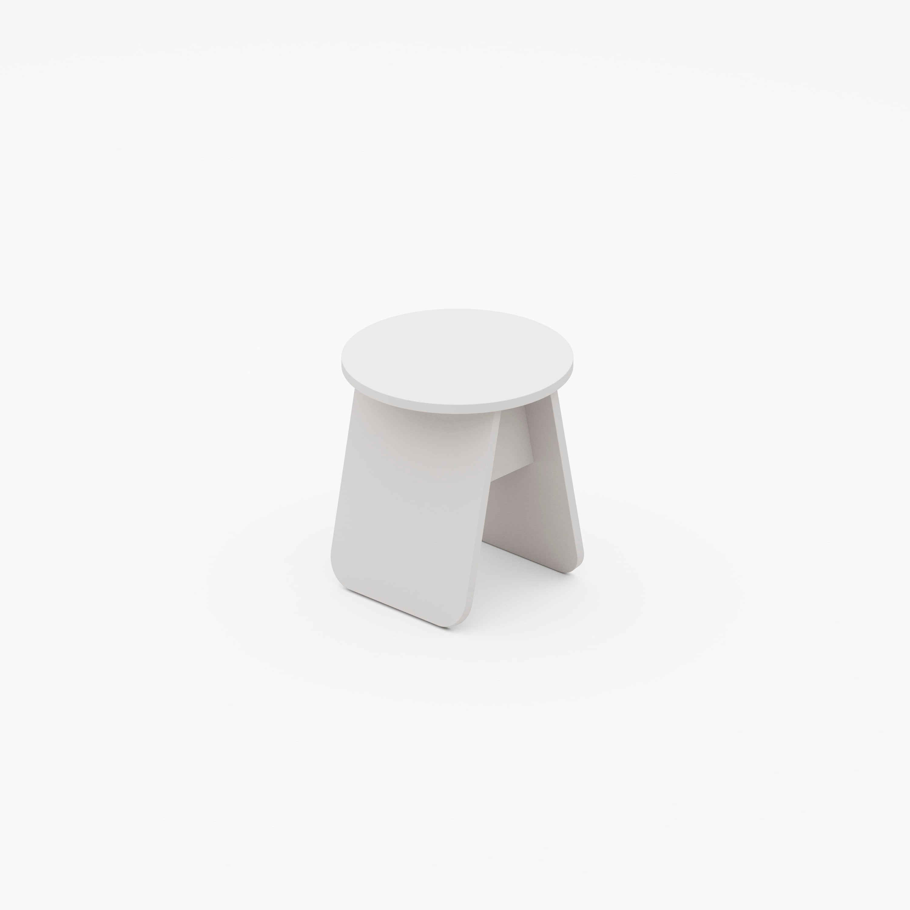 MOMOKO Round Side Table 40 Cashmere Melamine