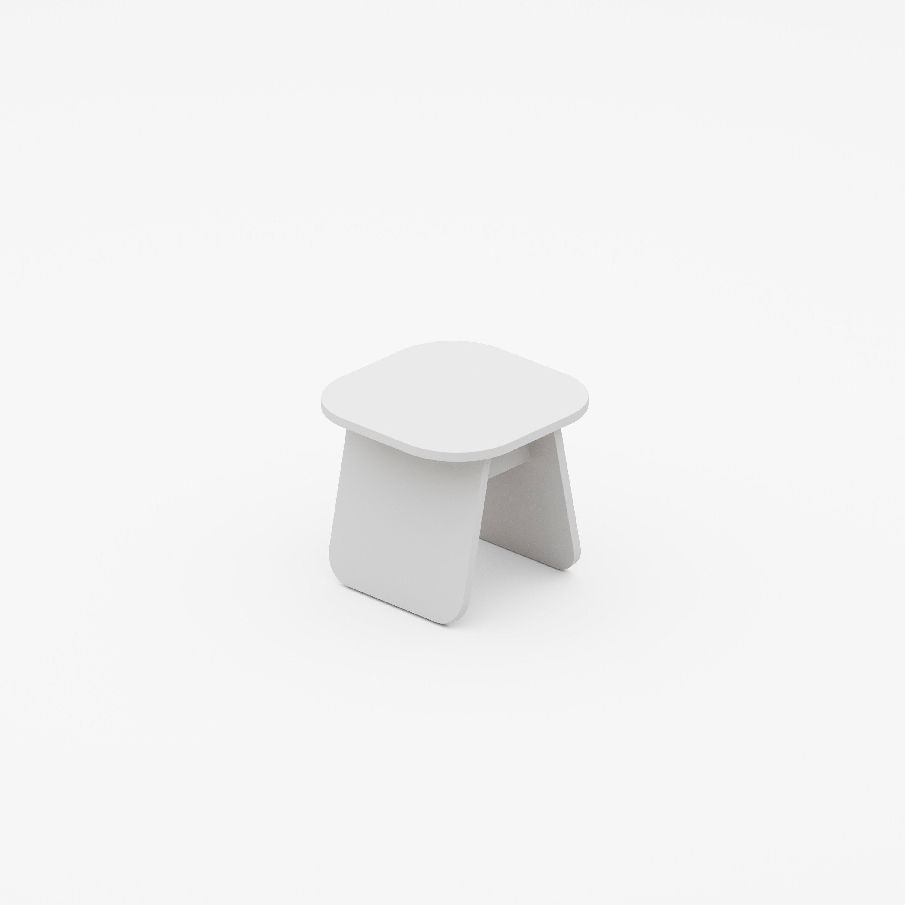 MOMOKO Square Side Table 40 Cashmere Melamine