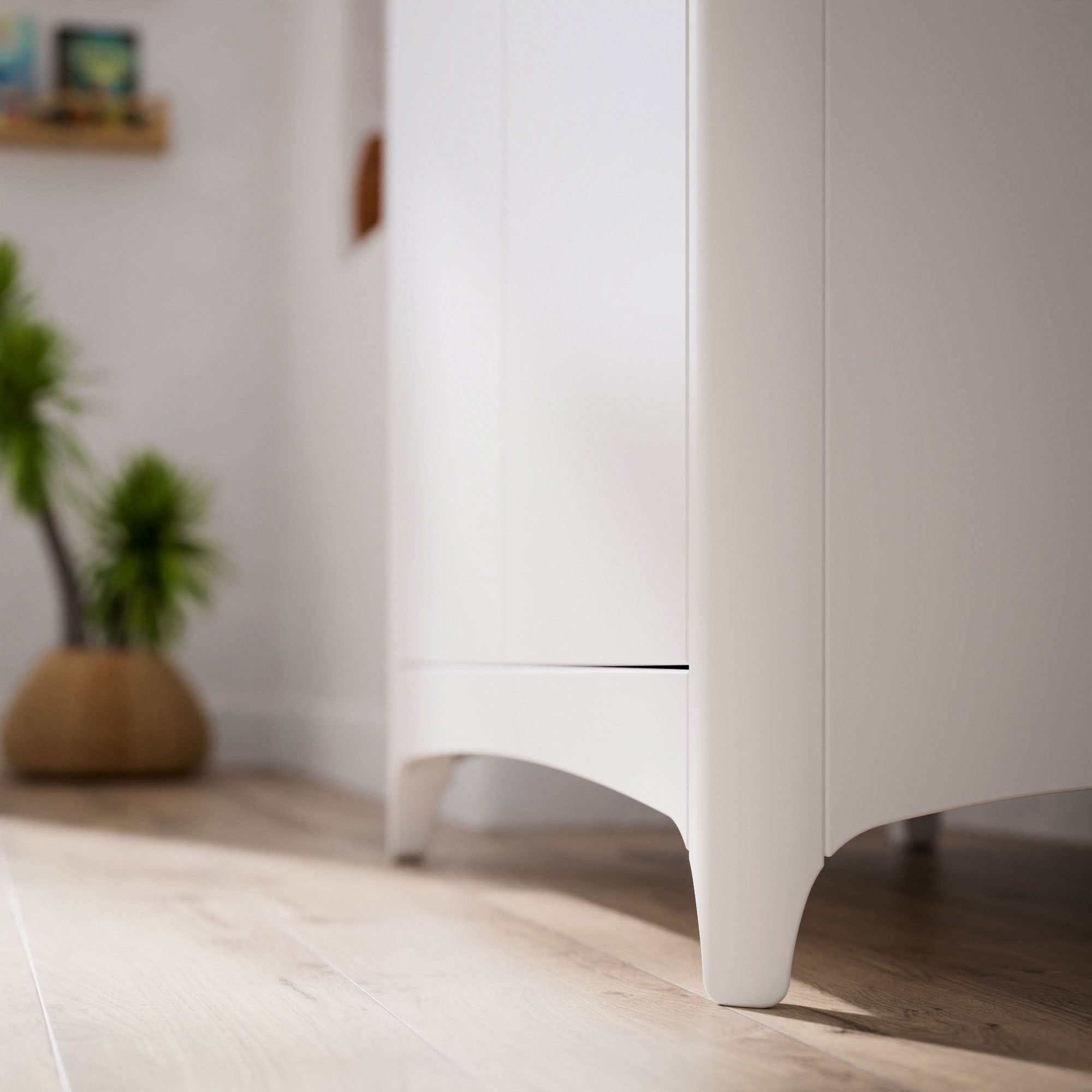 NEREE Wardrobe 2D on a wooden floor with a blurred background