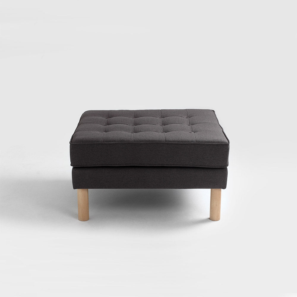 TOPIC WOOD Pouffe Graphite