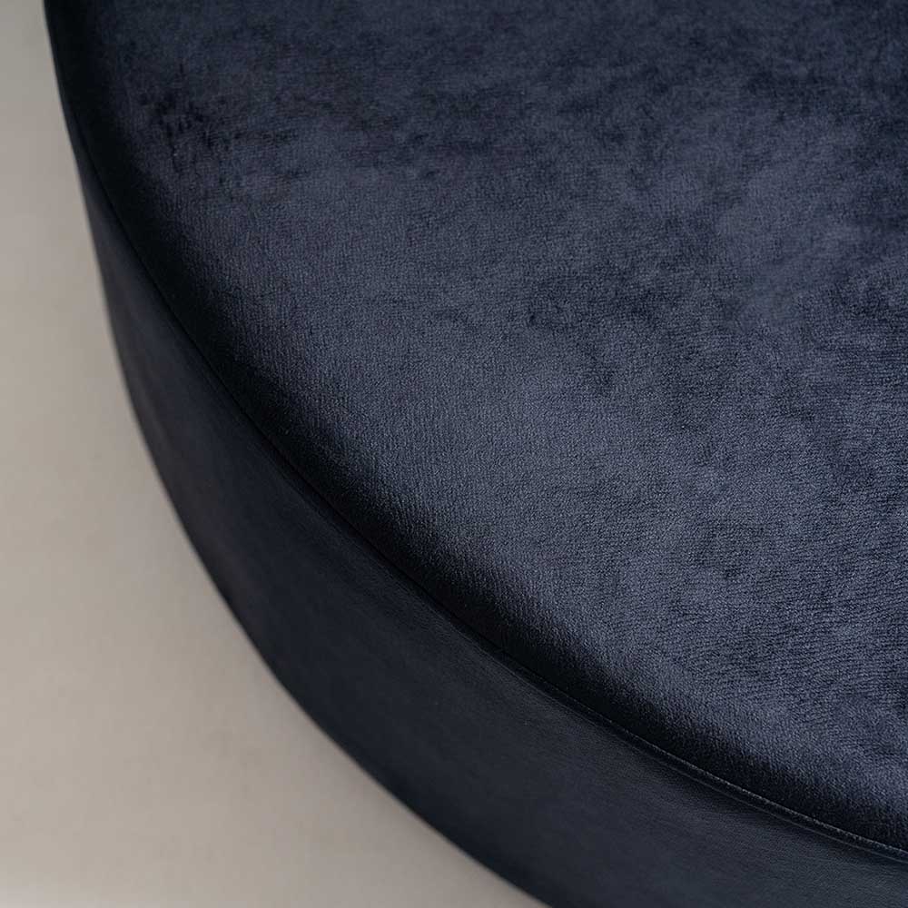 SARI Pouffe Blue Close View