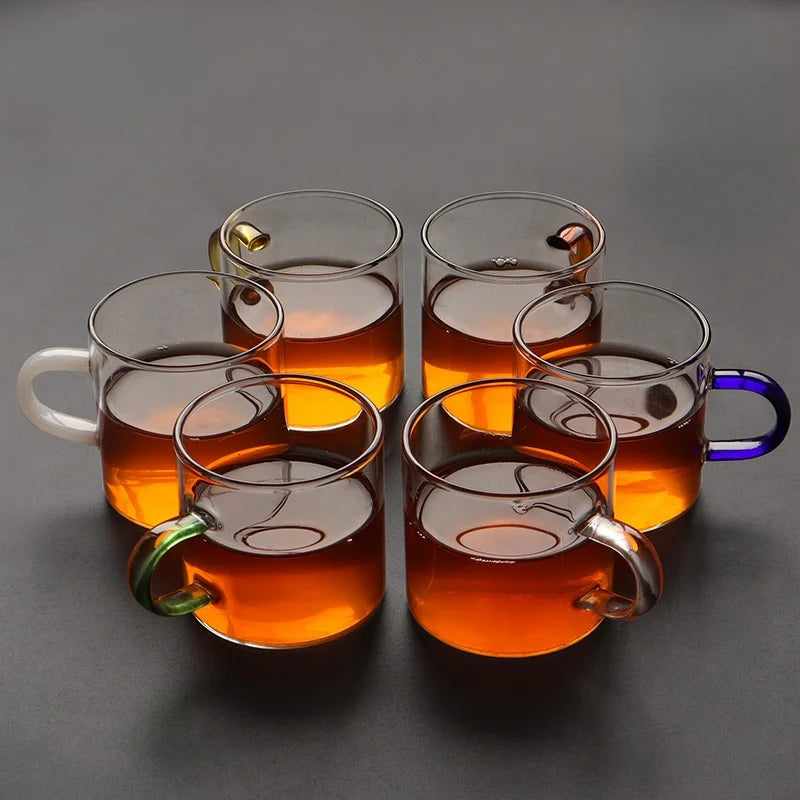 Hitzebeständiges Teekannen-Set aus Glas im japanischen Stil