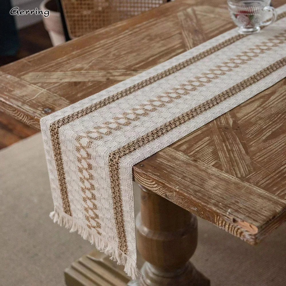 Vintage-Tischläufer mit Muster