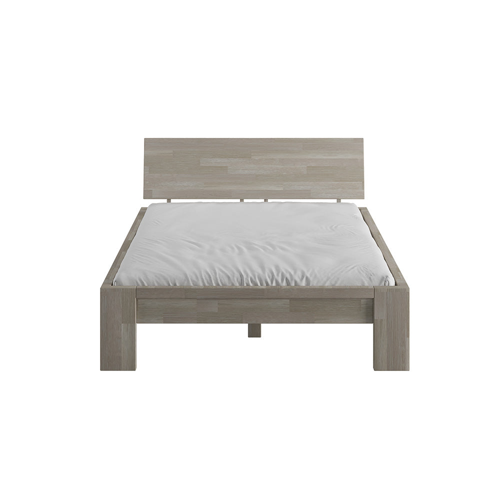 MONTANA Wooden Double Bed Sonoma Oak