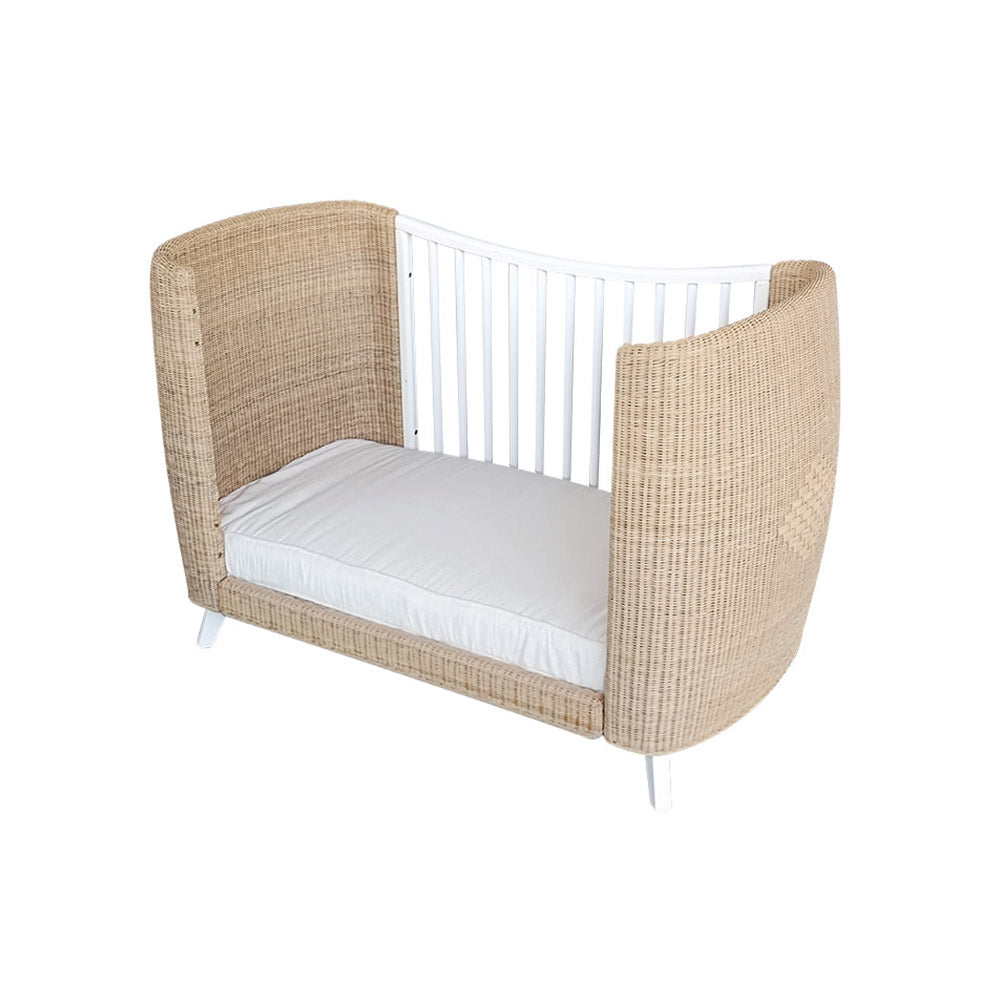 COQUILLAGE Evolutive Bed 70x140 White