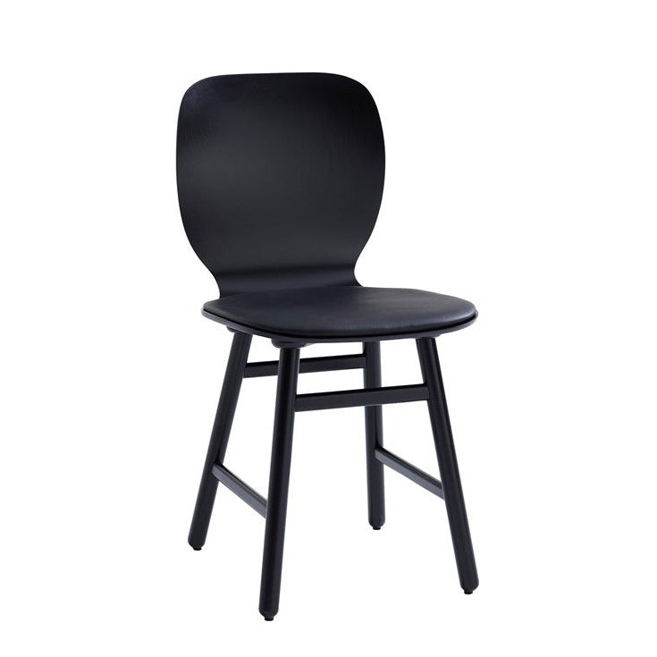 SHELL STOL Chair 45TS black frame and seat