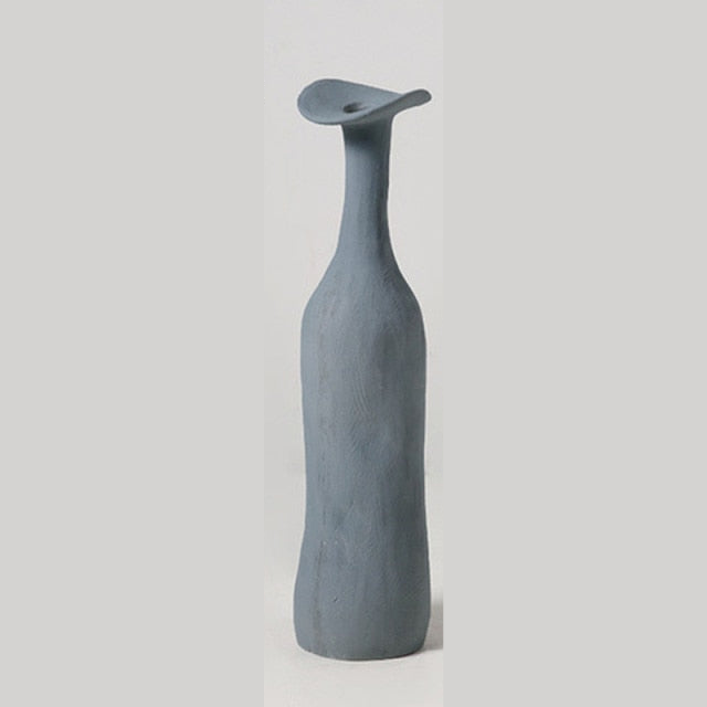 Keramikvase minimalistisch Morandi farbig