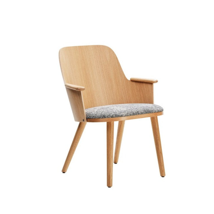 SANDER Chair F20 natural frame, grey seat