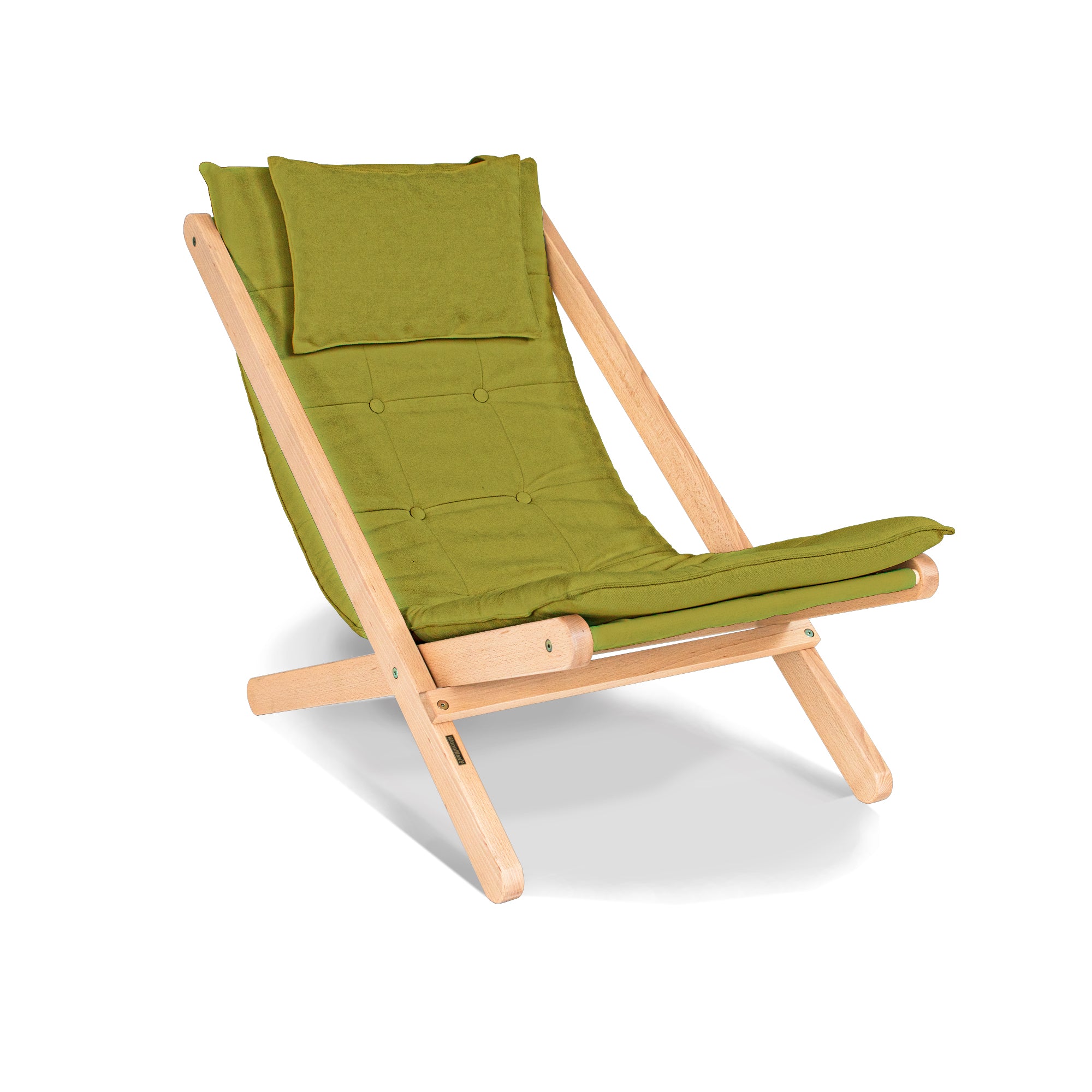 ALLEGRO Deckchair -green fabric