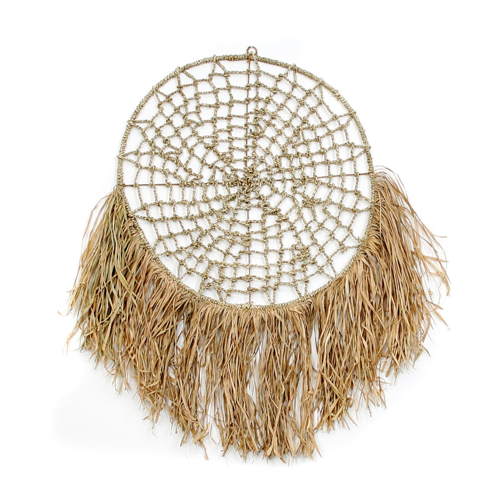 THE RAFFIA Dreamcatcher-Natural front view