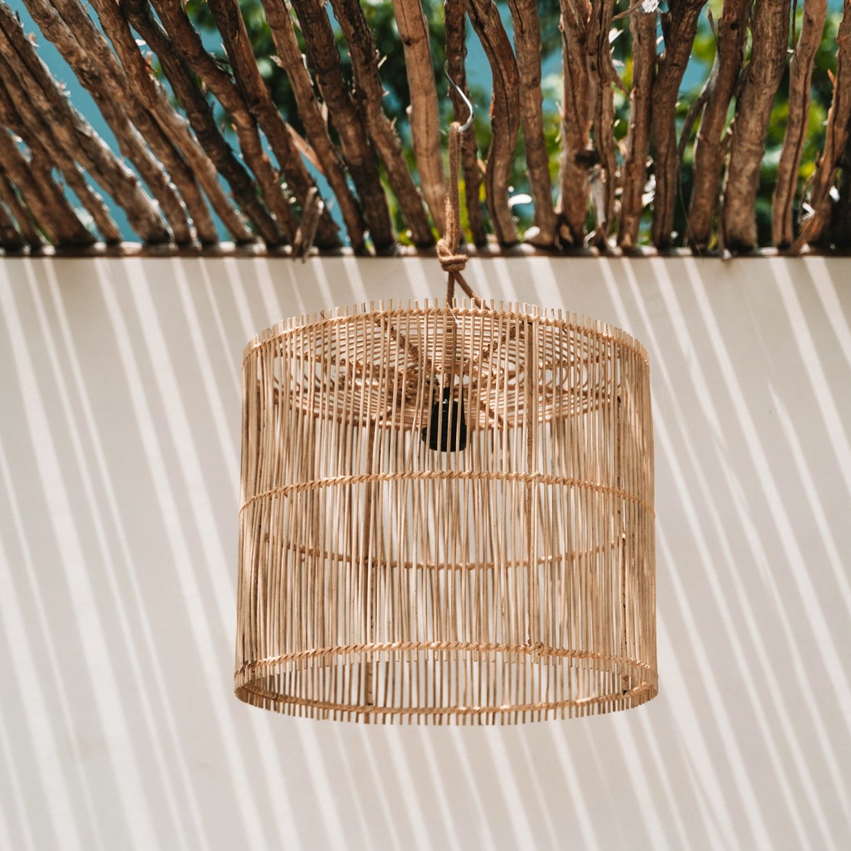 THE CHACHA Pendant Natural outdoor front view