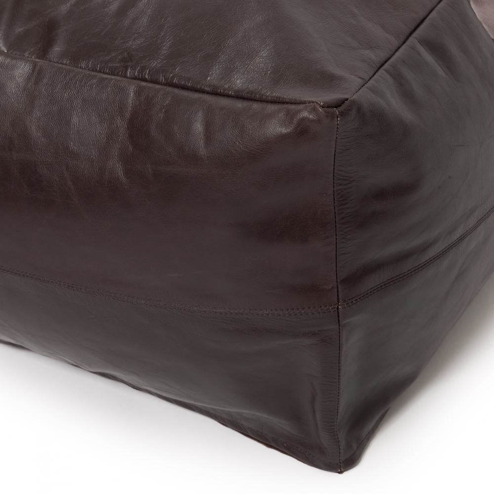 THE COLLECTORS Pouffe chocolate crop view
