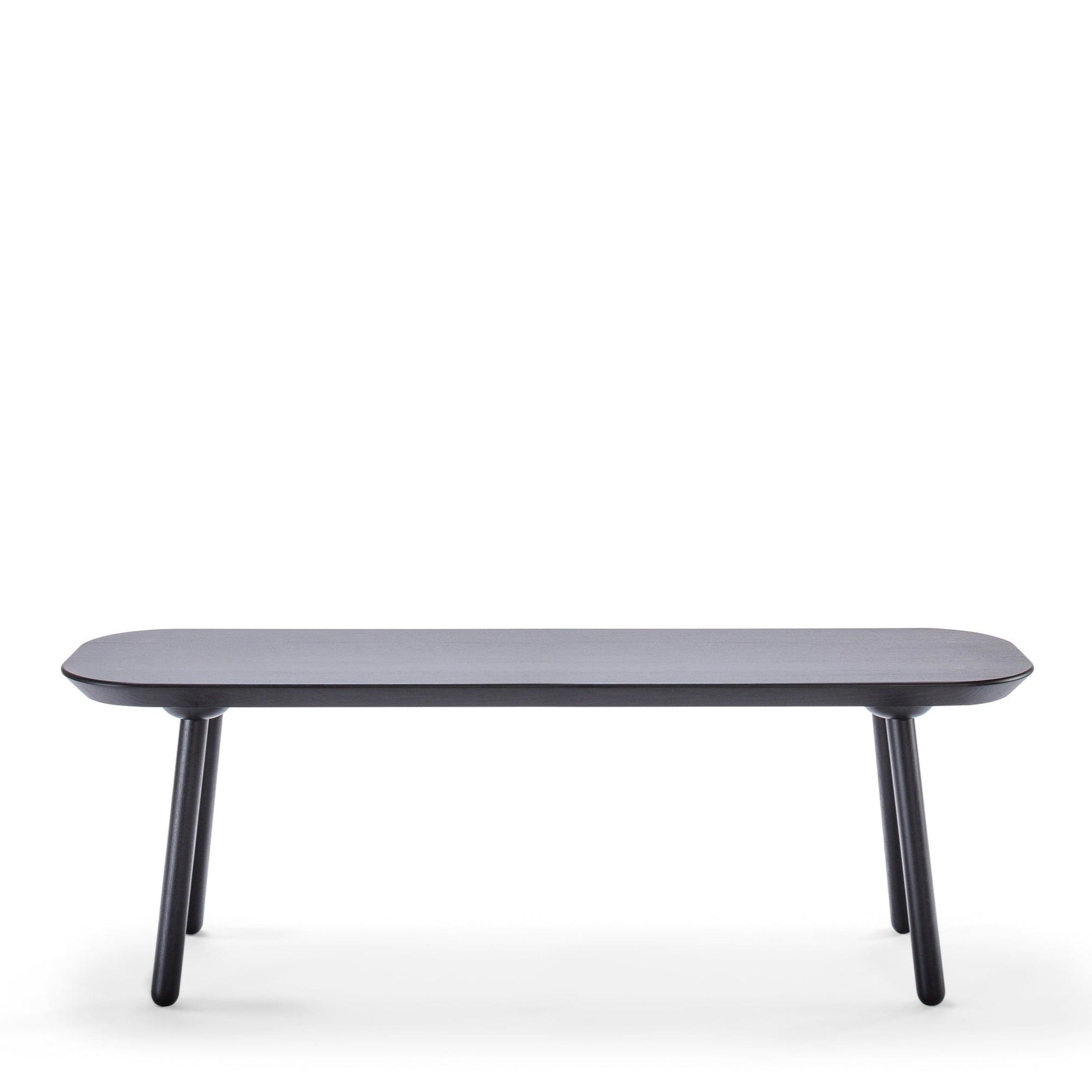 NAЇVE Bench-black ash-non upholstery-large size