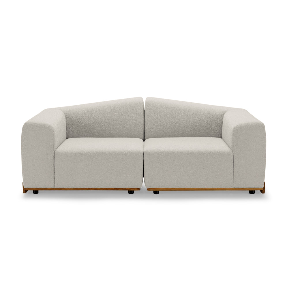 SALER Modular Sofa-2 seaters beige front view