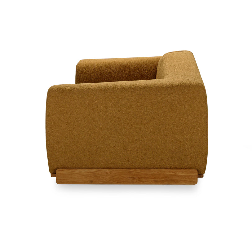 SALER Modular Sofa-mustard side view