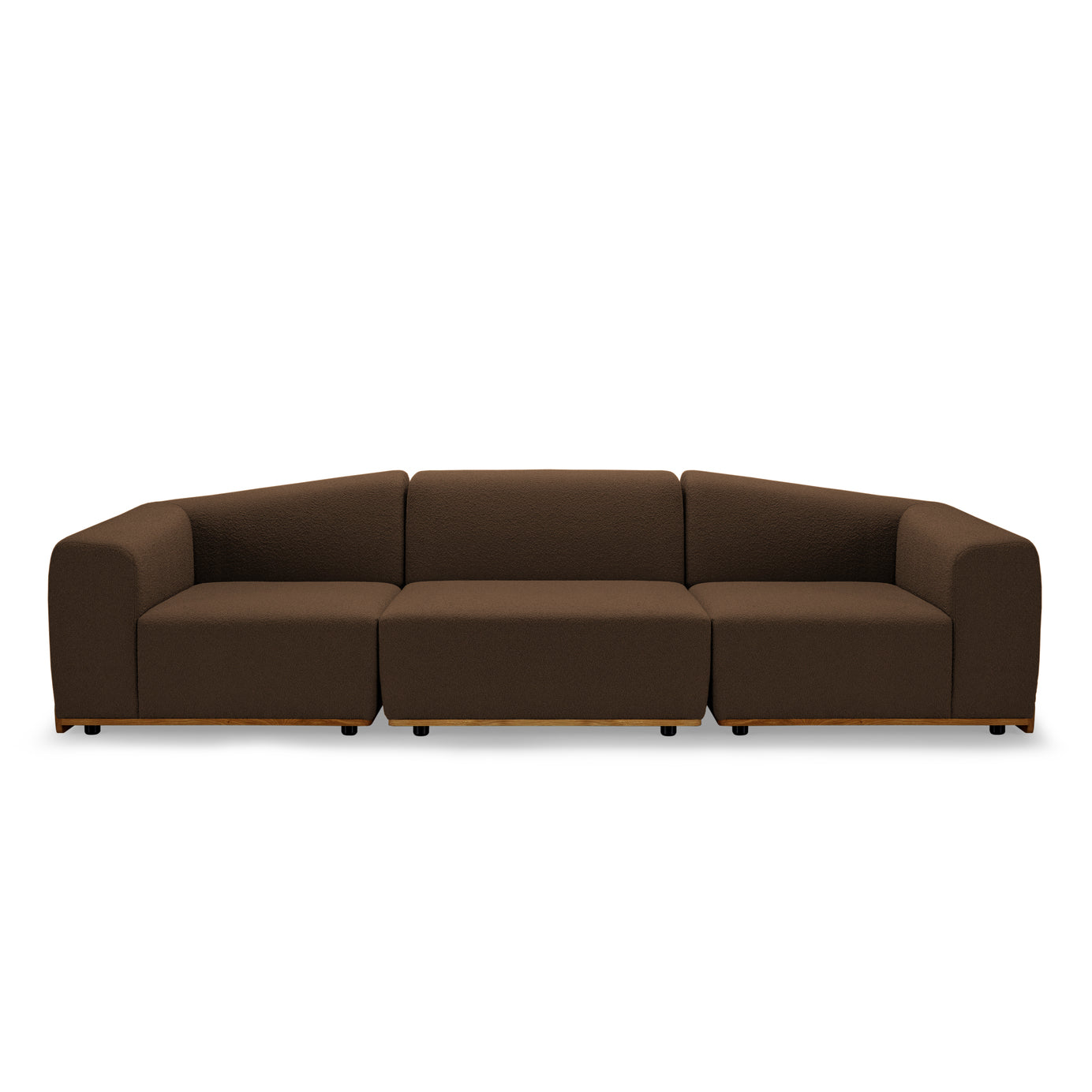 SALER Modular Sofa-3 seaters choco