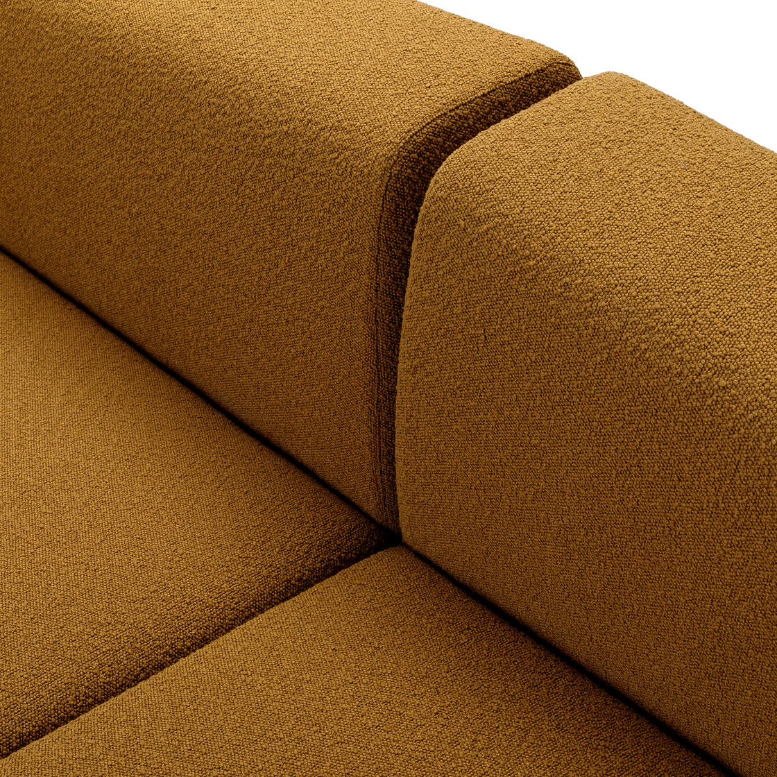 SALER Modular Sofa-mustard 2 seaters crop view