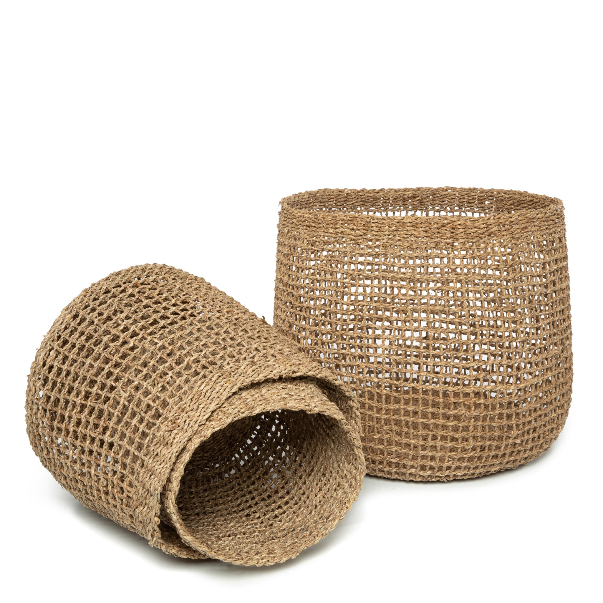 THE LANG CO Baskets Set of 3 half-folded front view
