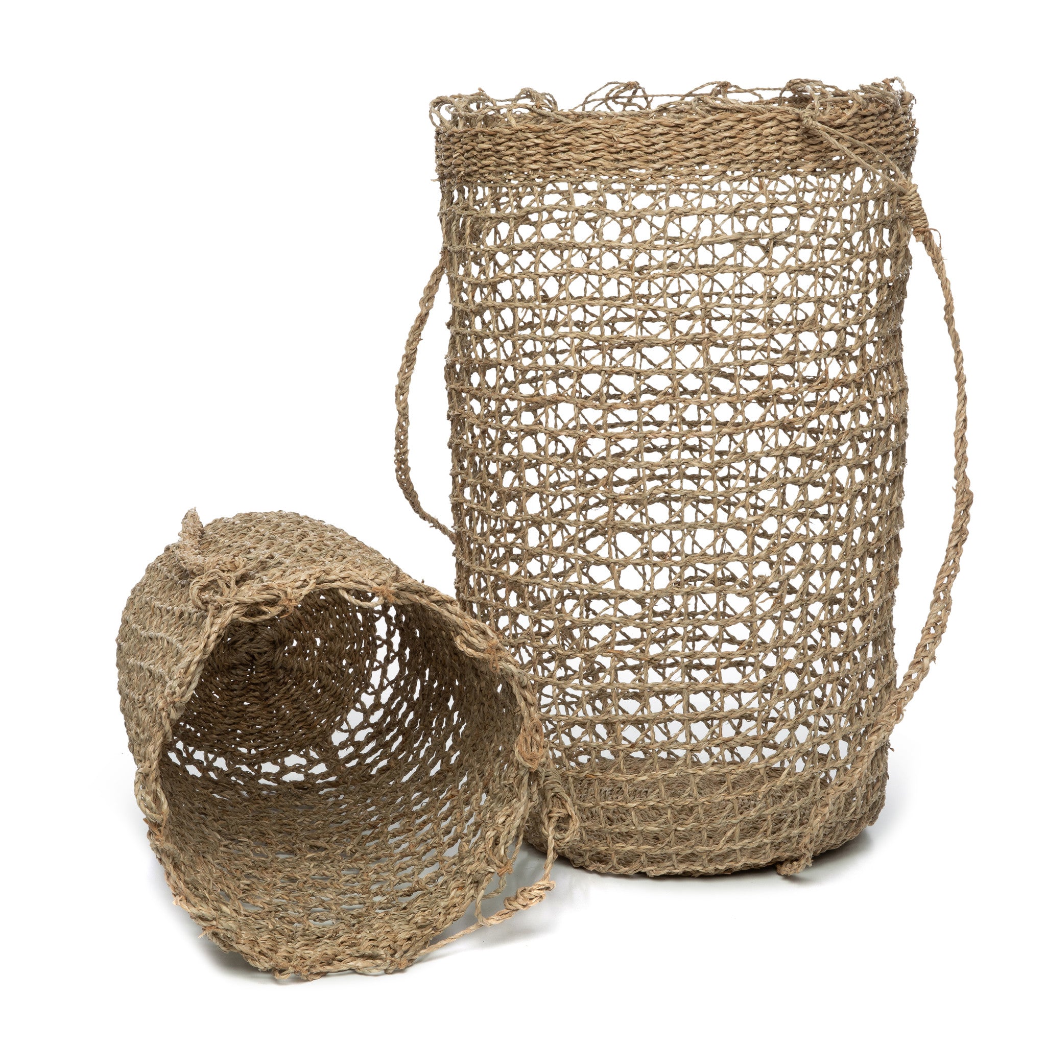 THE FISHERMAN Baskets Set of 2 FRONT VIEW