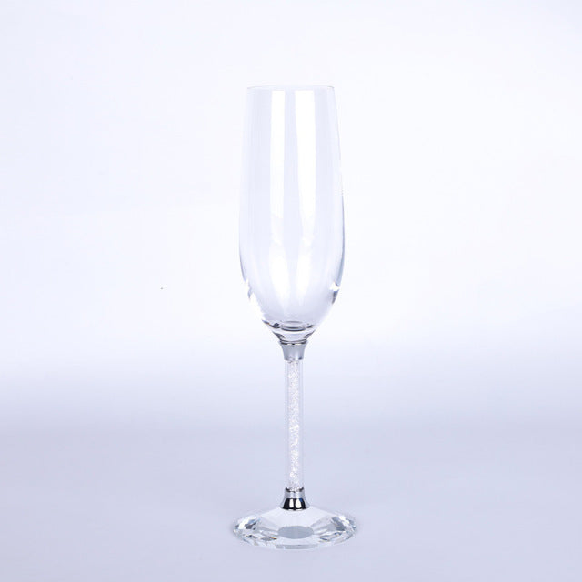 Champagnergläser aus Kristallglas