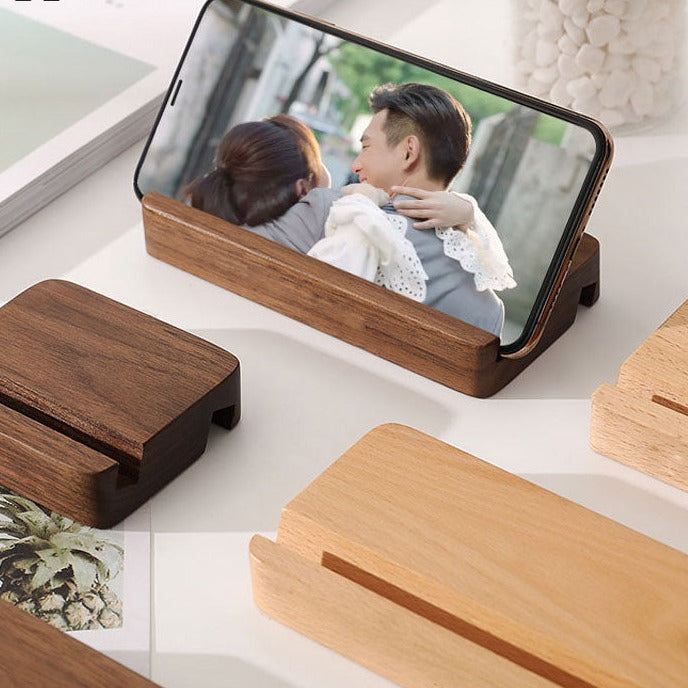 Universal Handyhalter aus Holz