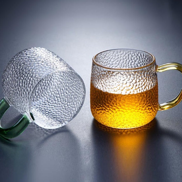 Kreative Teetasse aus transparentem Glas