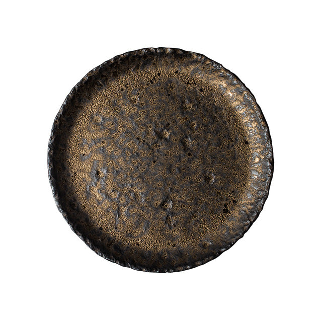 Stilvolle Bronze-Keramik-Tabletts