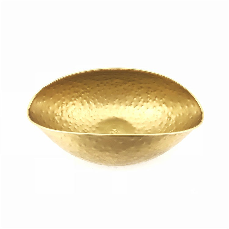 Handgefertigter Blumentopf aus goldenem Eisen