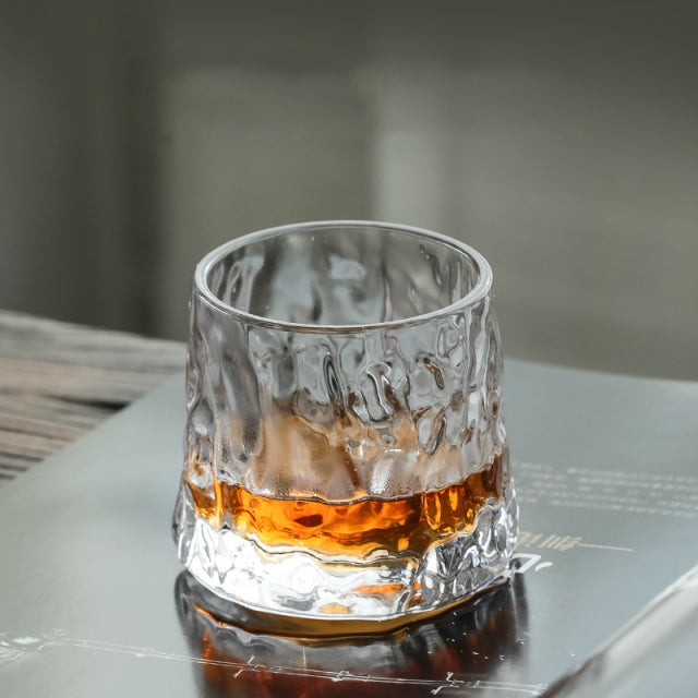 Whiskyglas aus dickem Kristallglas