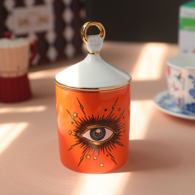 Handgefertigter Kandelaber Big Eye Jar