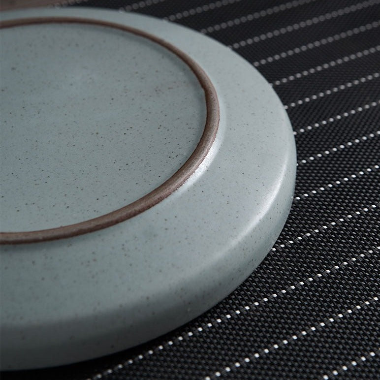 Japanische Einfachheit Retro grobe Keramikplatte
