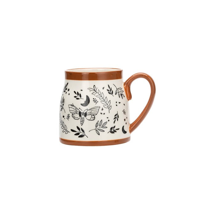 Vintage-Keramik-Kaffeebecher