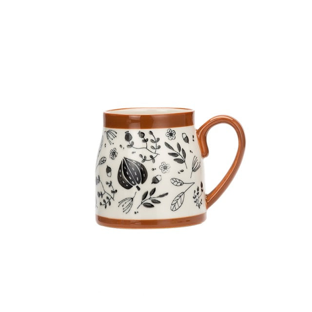 Vintage-Keramik-Kaffeebecher