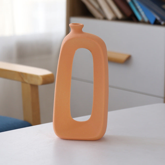 Stilvolle moderne Keramik Blumenvase