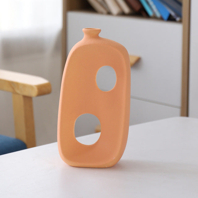 Stilvolle moderne Keramik Blumenvase