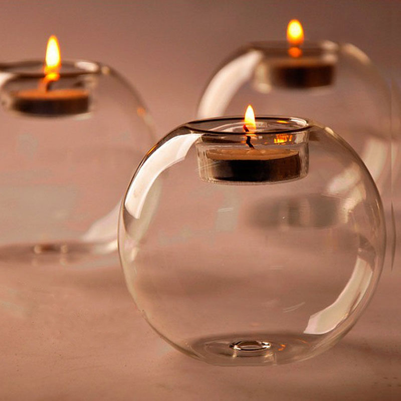 Kerzenhalter aus europäischem Kristallglas