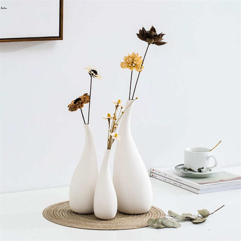 Nordischer Stil Keramik Matte Blumenvase
