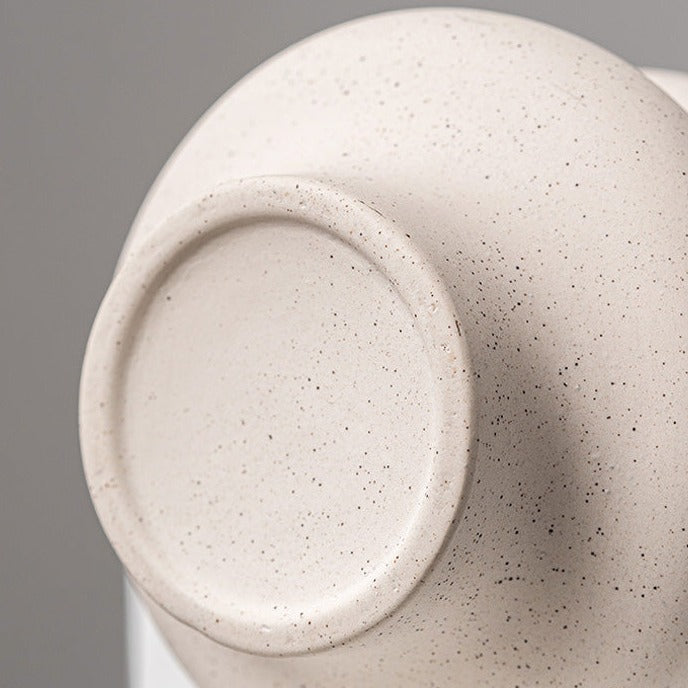 Nordische Keramik Vase Cozy Beige