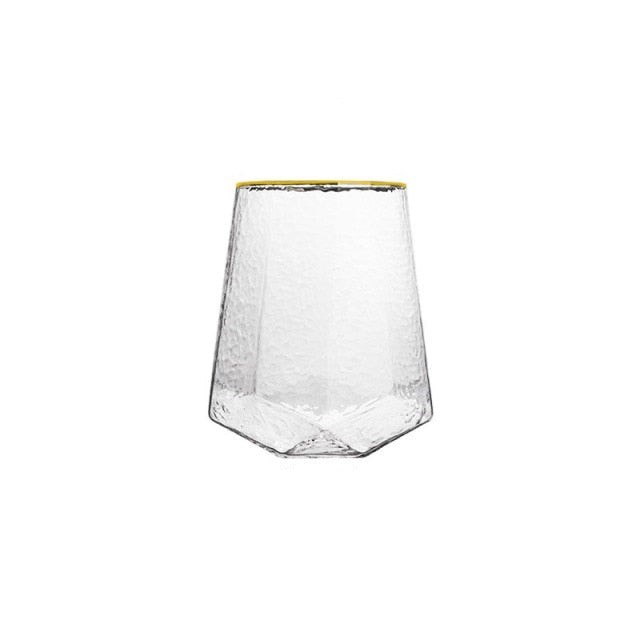Weinglas Cup Diamond Shaped Nordic Style