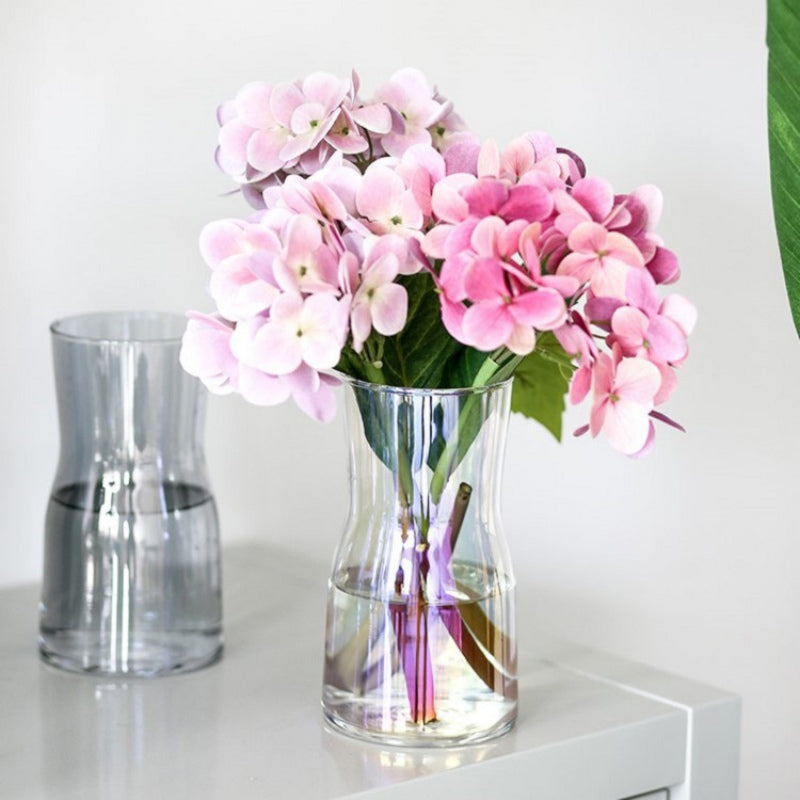 Stilvolle Glasvase für Trockenblumen