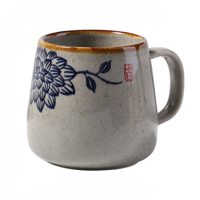 Vintage Kaffeetasse Einzigartiger japanischer Retro-Stil