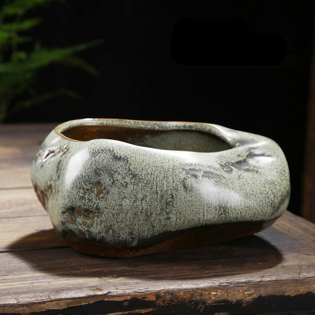 Kreativen Retro-Keramik-Blumentopf