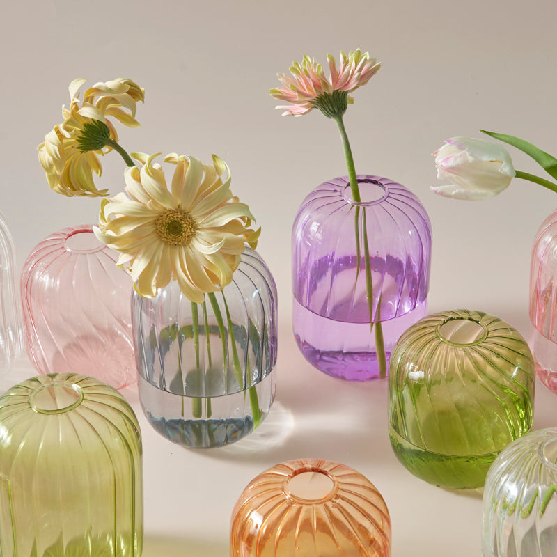 Gestreifte Muster Farbe Vasen