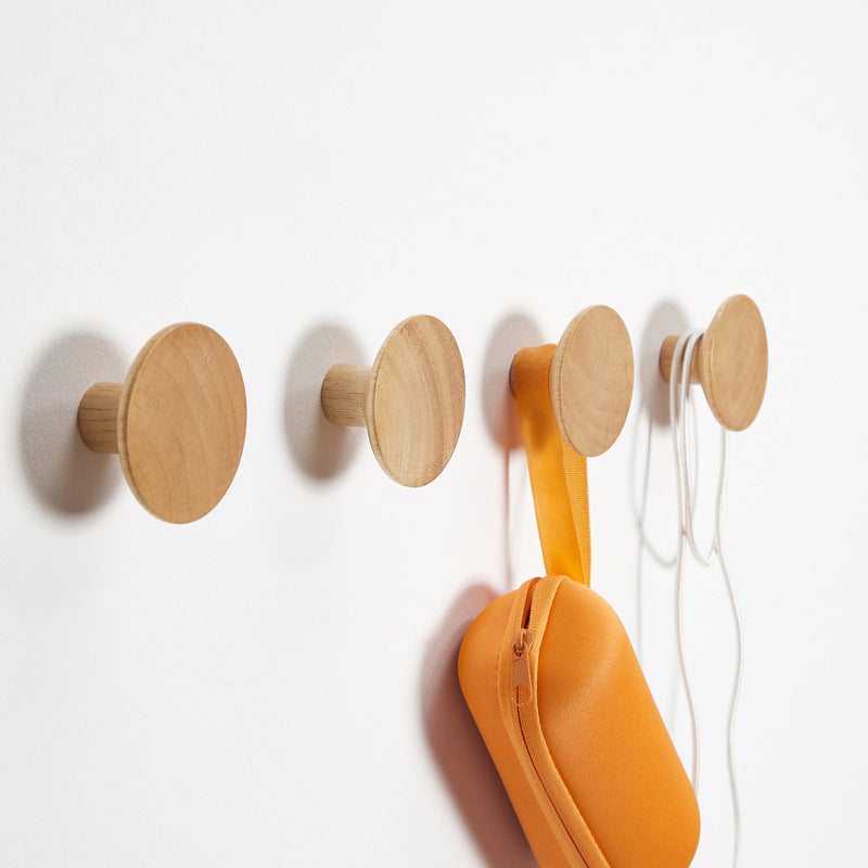 Scandi-Stil Minimalistische Kleiderhaken aus Holz
